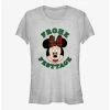 Brand new 🎉 Disney Minnie Mouse Frohe Festtage Happy Holidays in German 👧 Girls T-Shirt 👍
