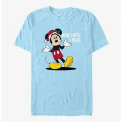 Cheapest 🧨 Disney Mickey Mouse Santa I Tried T-Shirt 😍