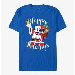 Wholesale ✔️ Disney Mickey Mouse Happy Holidays Santa Mickey T-Shirt ❤️