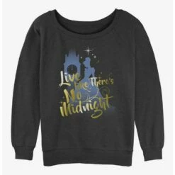 Budget ⌛ Disney Cinderella No Midnight 👧 Girls Slouchy Sweatshirt ⭐