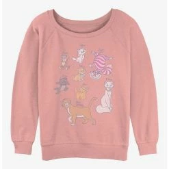 Coupon ❤️ Disney Channel Disney Kitties 👧 Girls Slouchy Sweatshirt 🌟