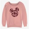 Cheap 🌟 Disney Mickey Mouse Hello Fall 👧 Girls Slouchy Sweatshirt 😉