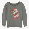 Best reviews of ⭐ Disney Mickey Mouse Santa Mickey 👧 Girls Slouchy Sweatshirt 🛒