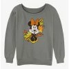 Top 10 🌟 Disney Minnie Mouse Fall Leaves 👧 Girls Slouchy Sweatshirt 🥰