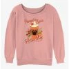 Best Sale 🥰 Disney Minnie Mouse Pumpkin Spice Season 👧 Girls Slouchy Sweatshirt 🔥