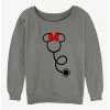 Cheap 🤩 Disney Minnie Mouse Minnie Stethoscope 👧 Girls Slouchy Sweatshirt 🤩