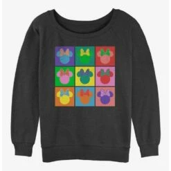 Cheapest 👏 Disney Minnie Mouse Warhol Minnie 👧 Girls Slouchy Sweatshirt ✔️