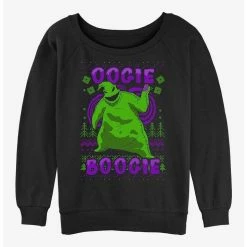 Best Sale 🌟 Disney The Nightmare Before 🎅 Christmas Oogie Boogie 🎅 Christmas 👧 Girls Slouchy Sweatshirt 😀