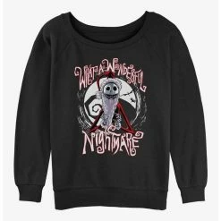 Top 10 ✔️ Disney The Nightmare Before 🎅 Christmas Santa Jack Wonderful Nightmare 👧 Girls Slouchy Sweatshirt ❤️