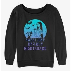 Hot Sale 👏 Disney The Nightmare Before 🎅 Christmas Sweet Sally 👧 Girls Slouchy Sweatshirt ✨