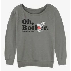 Best Pirce 🎁 Disney Winnie The Pooh More Bothers 👧 Girls Slouchy Sweatshirt 🛒