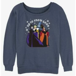 Budget 🛒 Disney Villains Up To Snow Good 👧 Girls Slouchy Sweatshirt ✨