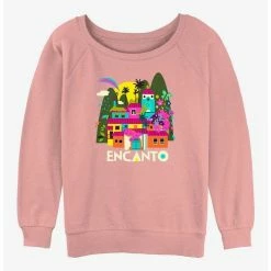 Coupon 👏 Disney Encanto Home 👧 Girls Slouchy Sweatshirt 💯