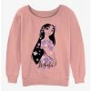 Promo 😉 Disney Encanto Isabela 👧 Girls Slouchy Sweatshirt ⌛