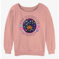 Budget 🧨 Disney Encanto Magic of Family 👧 Girls Slouchy Sweatshirt 🔔