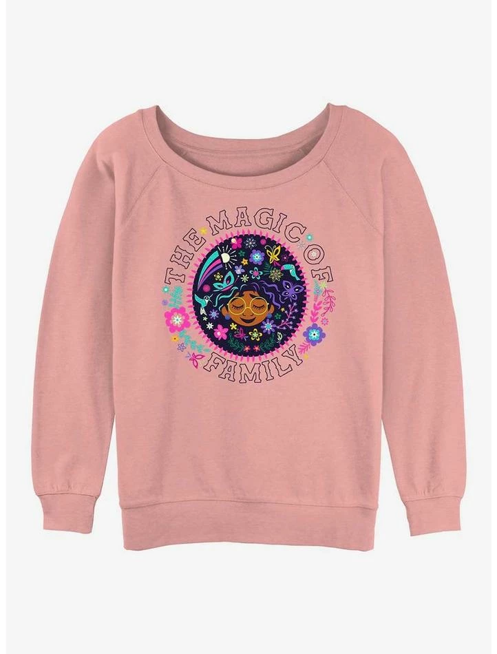 Budget ๐งจ Disney Encanto Magic of Family ๐ง Girls Slouchy Sweatshirt ๐