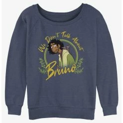 Coupon 🥰 Disney Encanto We Don't Talk About Bruno 👧 Girls Slouchy Sweatshirt 🔥
