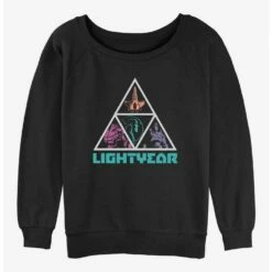 Cheapest 🔔 Disney Pixar Lightyear What's The Buzz 👧 Girls Slouchy Sweatshirt 🥰