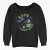 Discount 🎁 Disney Pixar Lightyear Zurg and Buzz 👧 Girls Slouchy Sweatshirt 🎁