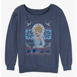 Wholesale 🎁 Disney Princesses Cinderella Ugly 🎁 Christmas 👧 Girls Slouchy Sweatshirt 😀