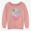 Best Sale ✔️ Disney Princesses Holiday Wreath 👧 Girls Slouchy Sweatshirt 🤩