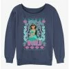 Brand new 🔥 Disney Princesses Jasmine World 👧 Girls Slouchy Sweatshirt 🧨