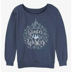 Wholesale 🛒 Disney Princesses Winter Wishes 👧 Girls Slouchy Sweatshirt 🔥