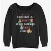Budget ❤️ Disney Princesses 🎄 Christmas Wish List 👧 Girls Slouchy Sweatshirt 👍