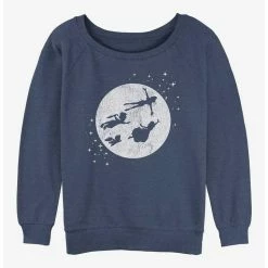 Best deal 🔥 Disney Tinker Bell Second Star To The Right 👧 Girls Slouchy Sweatshirt 👏