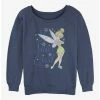 Budget 🎁 Disney Tinker Bell Snow Good 👧 Girls Slouchy Sweatshirt 🔥