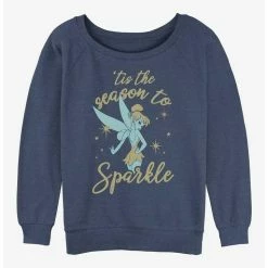 Cheap 🛒 Disney Tinker Bell Sparkle Season 👧 Girls Slouchy Sweatshirt 🥰