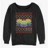 Outlet 💯 Disney Pixar Toy Story Ooh Aliens Ugly 🔔 Christmas 👧 Girls Slouchy Sweatshirt 🧨