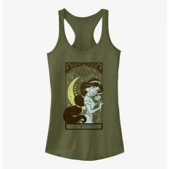 Outlet ✔️ Disney Aladdin Tarot Card Jasmine 👧 Girls Tank 💯