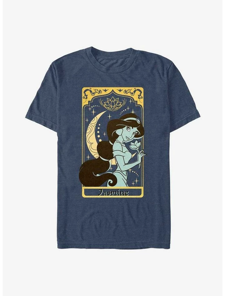 Coupon 🎉 Disney Aladdin Tarot Card Jasmine T-Shirt ❤️