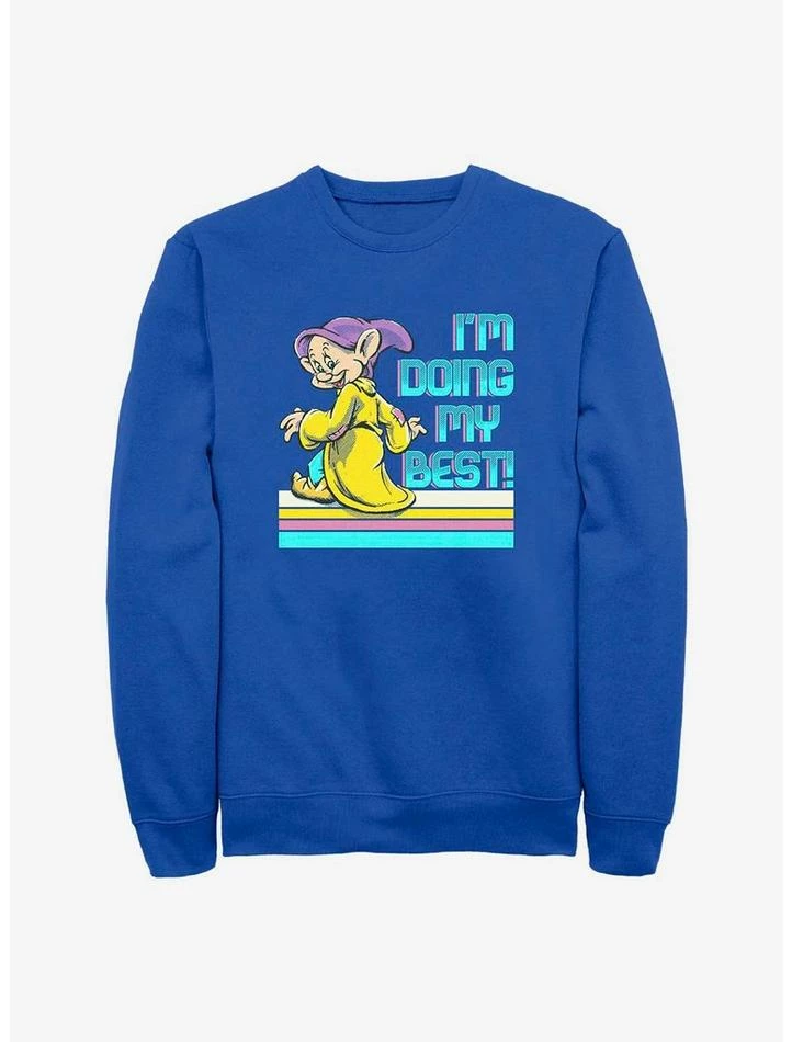 Brand new ๐ Disney Snow White and the Seven Dwarfs Best Dopey Can Sweatshirt ๐