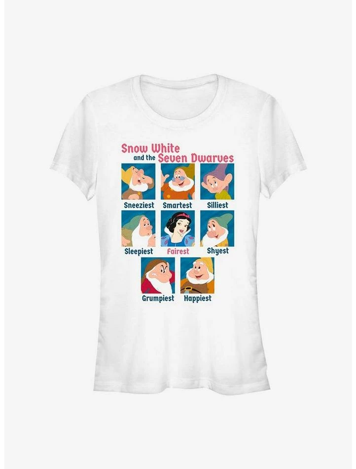 Deals ๐ Disney Snow White and the Seven Dwarfs Yearbook ๐ง Girls T-Shirt ๐