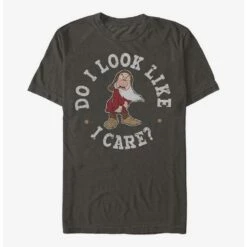 Deals ⌛ Disney Snow White and the Seven Dwarfs Grumpy Do I Care T-Shirt 🎉