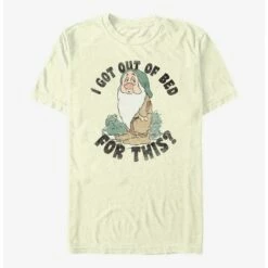 Top 10 😍 Disney Snow White and the Seven Dwarfs Out Of Bed For This T-Shirt ⭐