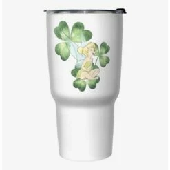 Coupon 🎉 Disney Tinker Bell Clover Fairy Travel Mug 😍