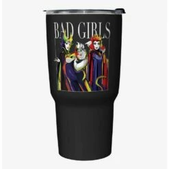 Budget 🔥 Disney Villains Bad 👧 Girls Maleficent, Ursula, & Evil Queen Travel Mug 👏