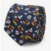 Coupon 🤩 Disney Mickey Mouse Action Navy Men's Tie ⭐