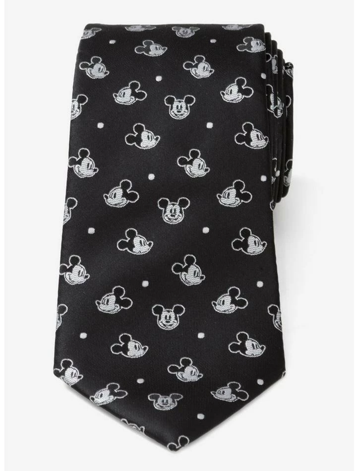 Best Sale โญ Disney Mickey Mouse Dot Black Men's Tie ๐ - Image 3