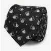 Best Sale ⭐ Disney Mickey Mouse Dot Black Men's Tie 😀