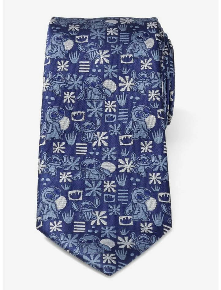 Promo 🥰 Disney Lilo & Stitch Blue Tropical Men's Tie 🛒 - Image 3