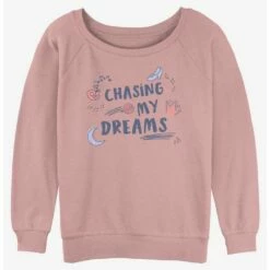 Buy 🤩 Disney Princesses Chasing My Dreams 👧 Girls Slouchy Sweatshirt ✔️