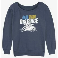 Outlet 🧨 Disney Hercules Go The Distance Pegasus 👧 Girls Slouchy Sweatshirt ⌛