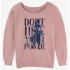 Best deal ⌛ Disney Frozen 2 Don't Hide Your Power 👧 Girls Slouchy Sweatshirt 🔥
