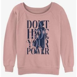 Best deal ⌛ Disney Frozen 2 Don't Hide Your Power 👧 Girls Slouchy Sweatshirt 🔥
