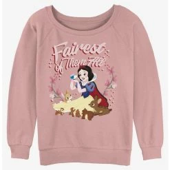 Wholesale 🎉 Disney Snow White and the Seven Dwarfs Fairest of Them All 👧 Girls Slouchy Sweatshirt 🛒