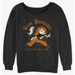 Top 10 💯 Disney Kim Possible Call Me, Beep Me 👧 Girls Slouchy Sweatshirt 🧨